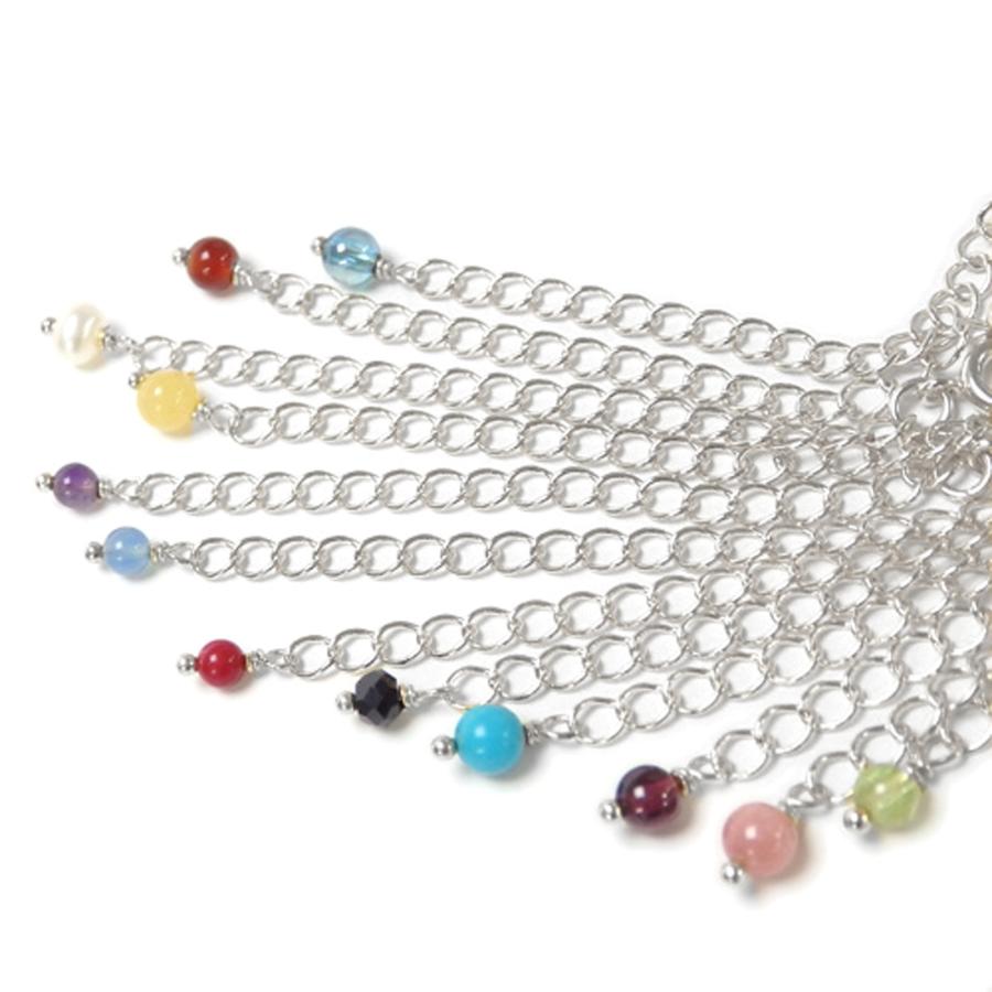 シルバー 超ロング アジャスターチェーン カニカン 天然石 エンドパーツ 銀製 接続金具 留め金具 ネックレス 延長 ブレスレット 延長金具 黒くならない 爆買 |  | 02