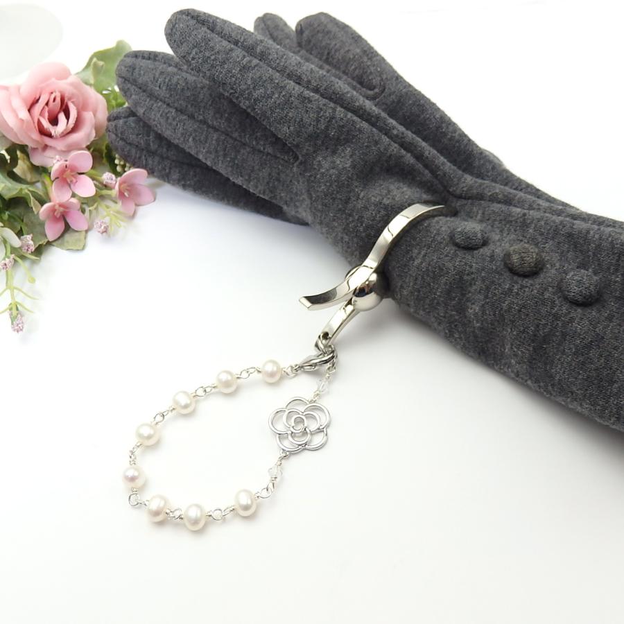 メール便 グローブホルダー スカシ カメリア セレブモチーフ 淡水パール 手袋ホルダー 真珠 手袋クリップ おしゃれ ホワイトデー ギフトに プレゼントに 爆買 |  | 01