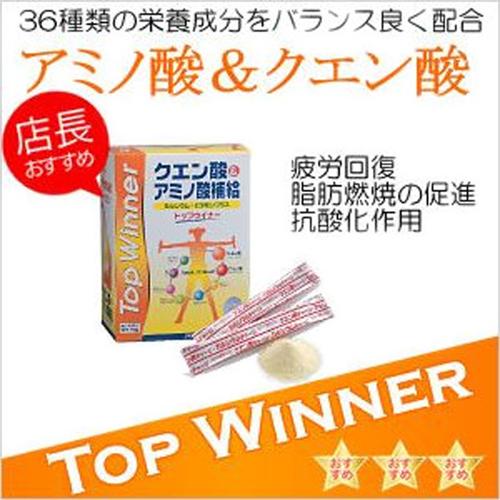 スカイフード トップウィナー 1箱 クエン酸 ＆ アミノ酸補給飲料 5g×30袋 （150g) クエン酸粉末清涼飲料 抗酸化物質 36種類 栄養成分 トップウイナー 1個 |  | 01