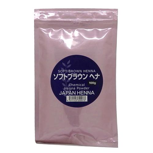 ジャパンヘナ ソフトブラウン 100g 白髪リタッチ部分用ヘナ 白髪を7トーンに ハーブカラー | 