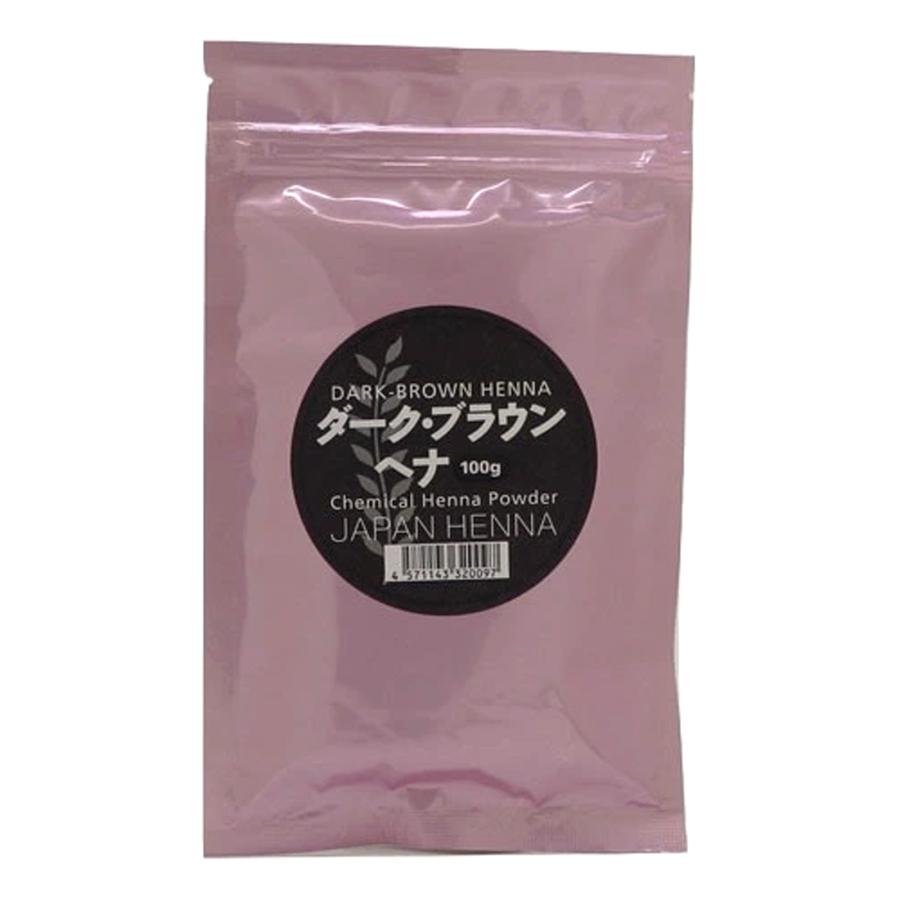 ジャパンヘナ ダークブラウン 100g 白髪を4トーンに ハーブカラー 白髪染め C-3 | 