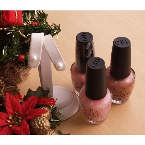 『プリティープリンセスパールセット』 アコヤ本真珠 パールピアス ＆ OPIネイル  プレゼント アクセサリー ギフト 母の日 クリスマス ギフトに プレゼントに |  | 03