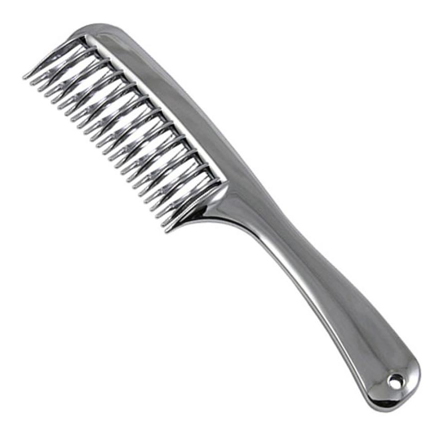 グロスコーム リタングル 21.7cm 日本製 クロムメッキ加工 GLOSS COMB 大阪ブラシ 敬老の日 ギフトに プレゼントに | 