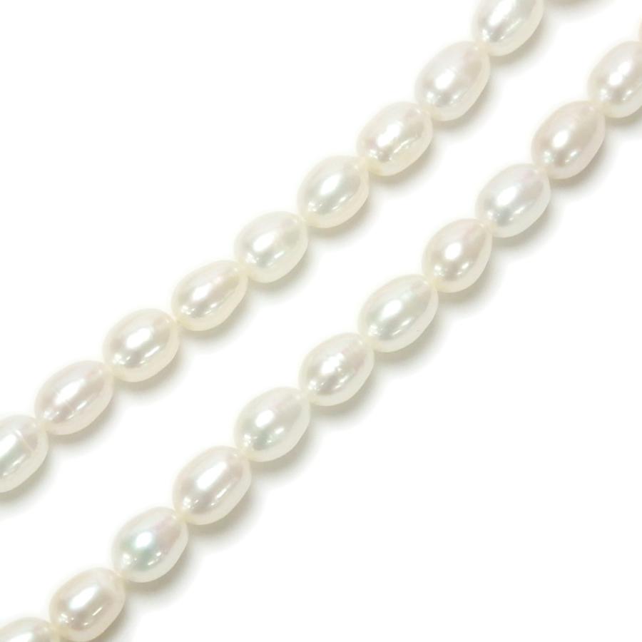 メール便 ネックレス パール 超 ロングネックレス 120cm 淡水パール 淡水真珠 真珠 6.0〜6.5mm 上質 金具なし ホワイトデー ギフトに プレゼントに 爆買 |  | 05