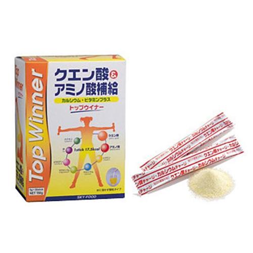 スカイフード トップウィナー 12個セット クエン酸 ＆ アミノ酸補給飲料 5g×30袋 （150g) クエン酸粉末清涼飲料 抗酸化物質 36種類 栄養成分 トップウイナー |  | 02