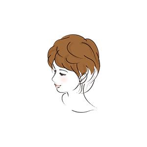 マチュリナ ナチュラルスタイル ハーフウィッグ HW-002 クリスマス ギフトに プレゼントに |  | 02