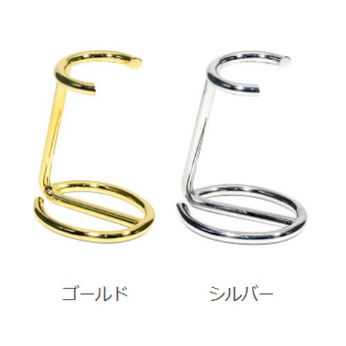 ブラシスタンド シルバー オメガ ヒゲブラシ ひげブラシ シェービングブラシ | 