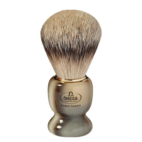 スーパーアナグマ621 ヒゲブラシ オメガ 天然毛ひげブラシ シェービングブラシ | 