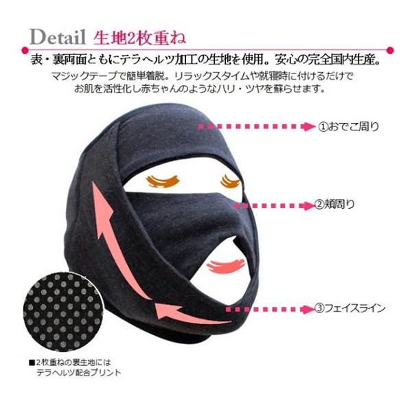 TB-010 テラビューティー 美顔フルマスク 究極のパワーストーン、テラ鉱石をねりこんだハンドサポーター ホワイトデー ギフトに プレゼントに 爆買 |  | 02