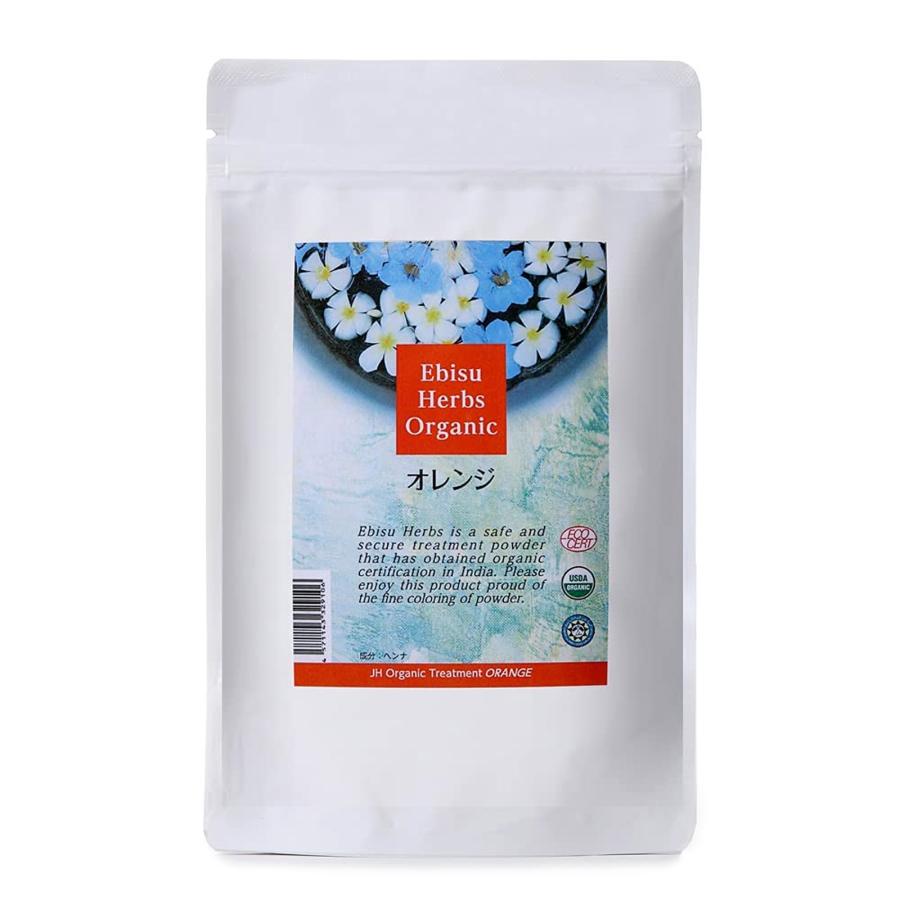 ジャパンヘナ えびすハーブシリーズ オレンジ 100ｇ えびすハーブ JAPAN HENNA アーユルベーダーから生まれたヘアートリートメントカラー 爆買 | 