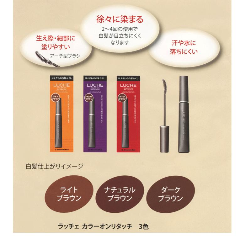 ラッチェ カラーオンリタッチ 15ml 3色 マスカラタイプ ヘアカラーマスカラ |  | 02