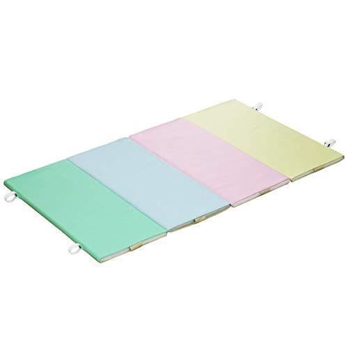 3年保証』RiZKiZ 折りたたみ鉄棒用クッションマット パステル×ベージュ