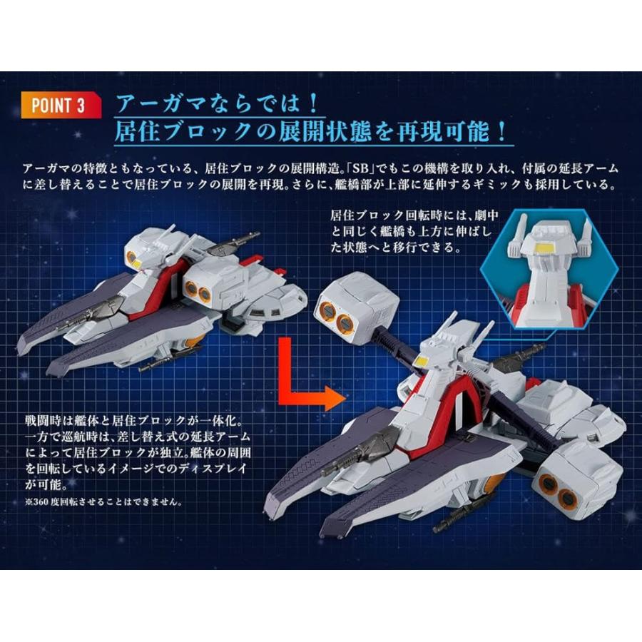 ガンダム FW GUNDAM CONVERGE SB アーガマ級強襲用宇宙巡洋艦1番艦 アーガマ｜shopmanekineko｜04