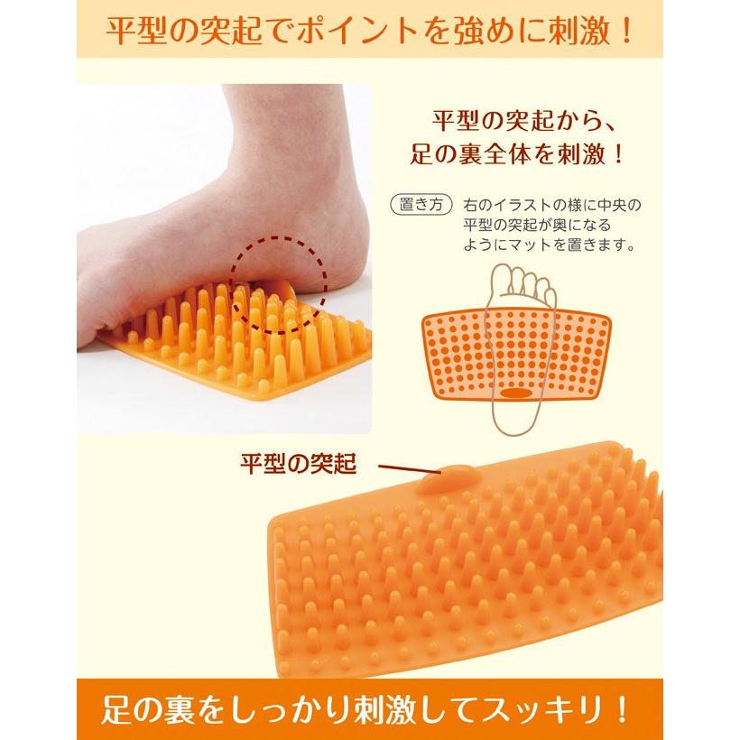 青竹踏み以上の使用感で足裏を心地よく刺激 ゲルマフットマット 高純度