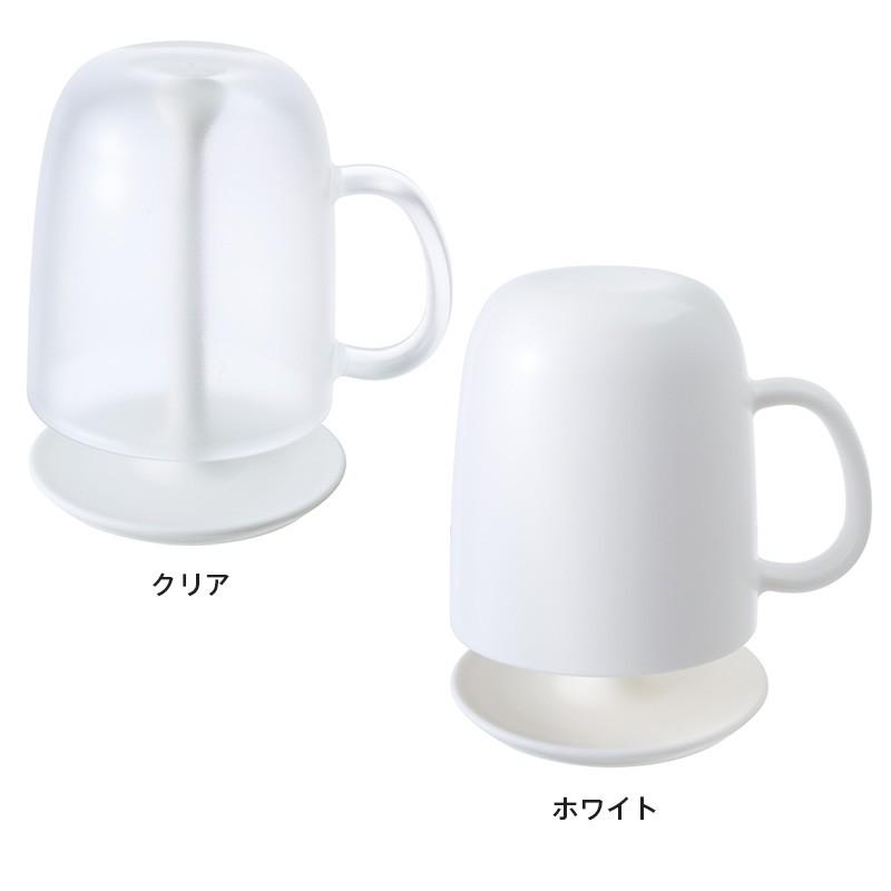 うがいコップ コップ 取っ手付き スタンド セット マーナ 洗面 W613 コップスタンド コップ立て 歯磨きコップ 収納 浮かせる 水切り 逆さ 子供 きれいに暮らす W613 マーナ公式 ヤフー店 通販 Yahoo ショッピング