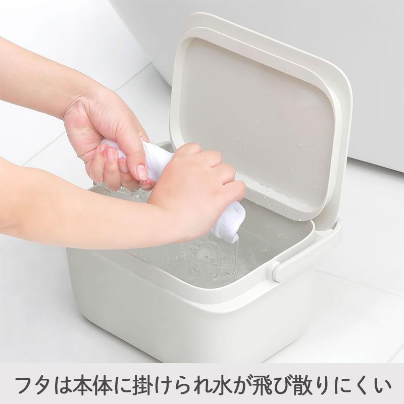 マーナ 公式 バケツ W627 四角 おしゃれ 蓋付き ばけつ 掃除用具 スクエア そうじ ホワイト フタ付き 収納 ホワイト つけ置き きれいに暮らす W627 マーナ公式 ヤフー店 通販 Yahoo ショッピング