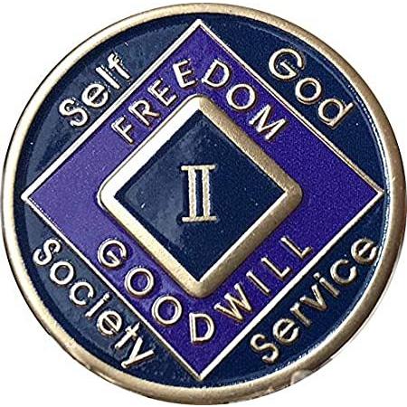 超人気の 並行輸入品 Naメダリオン公式 ノンコティックス アノニマス チップii ブルーとパープル 格安即決 Www Charinogales Com