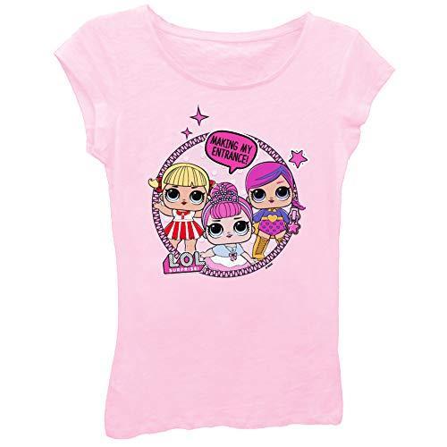 100 本物保証 並行輸入品 L O L Surprise Girls Toy Shirt Lol Surprise Tee Lil Outrageous Littles T Shirt Light Pink Group Large 6x 人気満点 Studiostodulky Cz