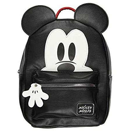 代引可 ディズニー 並行輸入品 ミッキーマウス パース ミニバックパック フェイクレザー 耳 キャラクター 3d 靴下