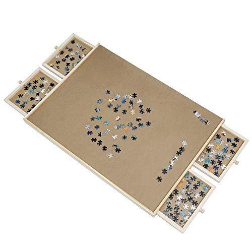 最新人気 並行輸入品 Gamenote ジグソーパズル テーブル 大人用 ポータブル 大型パズルボード 引き出し付き 木製 滑 新発 Kuljic Com