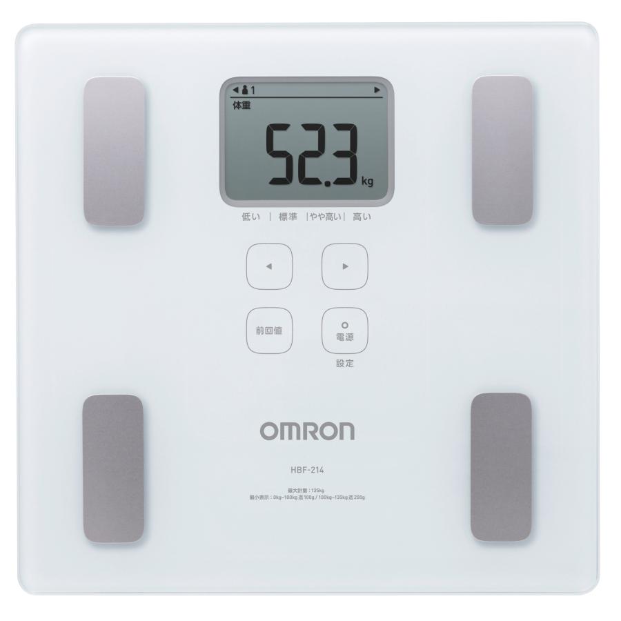 オムロン（OMRON） 体重 体組成計 カラダスキャン ホワイト HBF-214-W