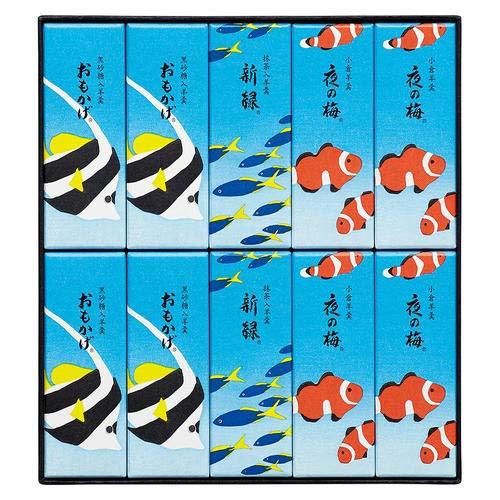 とらや 夏パッケージ 小形羊羹 10本入 とらや紙袋付き : SHOPみー