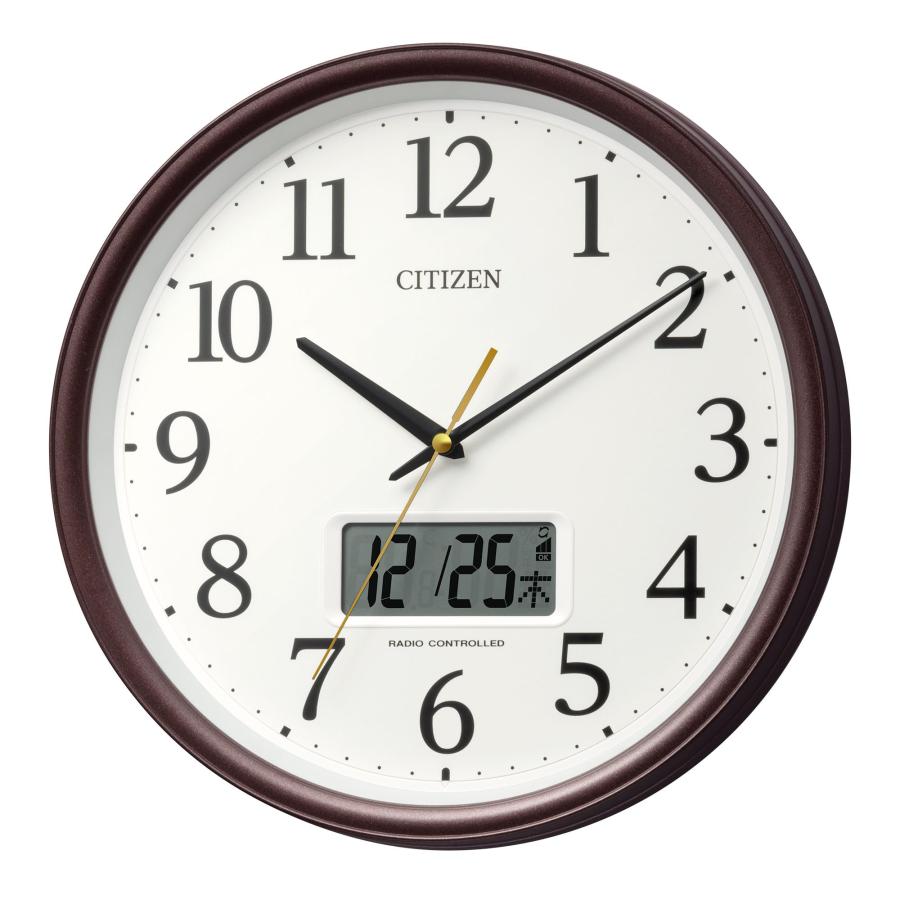 ◎シチズン◎CITIZEN◎リズム時計◎電波時計◎掛け時計◎電波掛け時計◎ リズム(RHYTHM) シチズン 掛け時計 電波時計 アナログ 温度 湿度