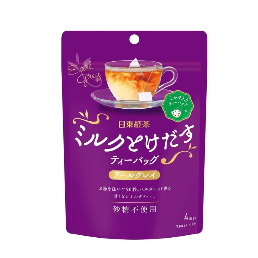 三井農林 日東紅茶 ミルクとけだすティーバッグアールグレイ 4袋入×4（Yahoo!・SHOPみー）