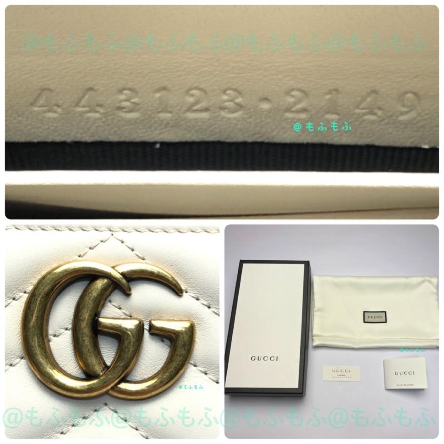 GUCCI グッチ GGマーモント ジップアラウンドウォレット ラウンド 