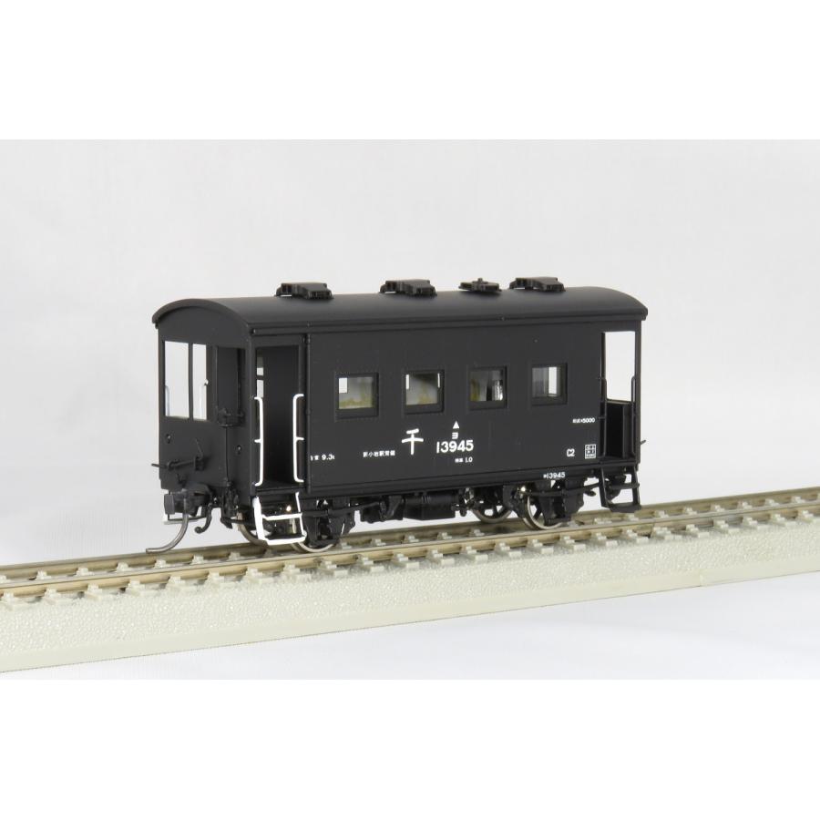 【ホビーショップ モア製 鉄道模型 1/80 16.5mm】ヨ5000 車掌車 黒 (信号炎管なし・ベンチレーター3個)｜shopmore｜04