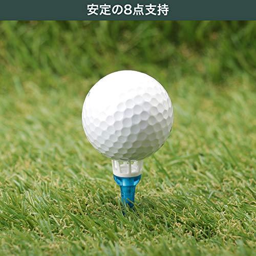 Tabata(タバタ) ゴルフ ティー 段 プラスチックティー 段付リフトティー 40mm 8本入 GV1412 40｜shopmulti｜03