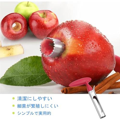 Geerow りんごの芯取り アップル芯抜き器 ステンレス鋼 林檎 芯 Geerow りんごの芯取り アップル芯抜き器 ステンレス鋼 林檎 芯