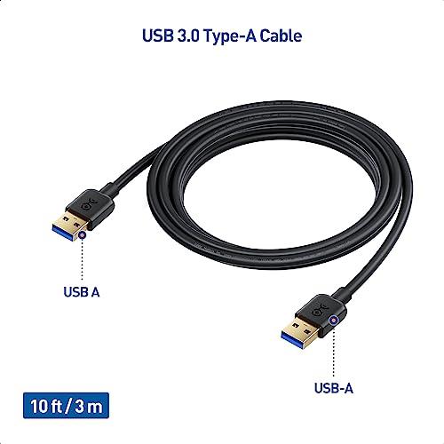 Cable Matters USB 3.0 ケーブル USB Type A オス オス ブラック 5Gbps 3m｜shopmulti｜03