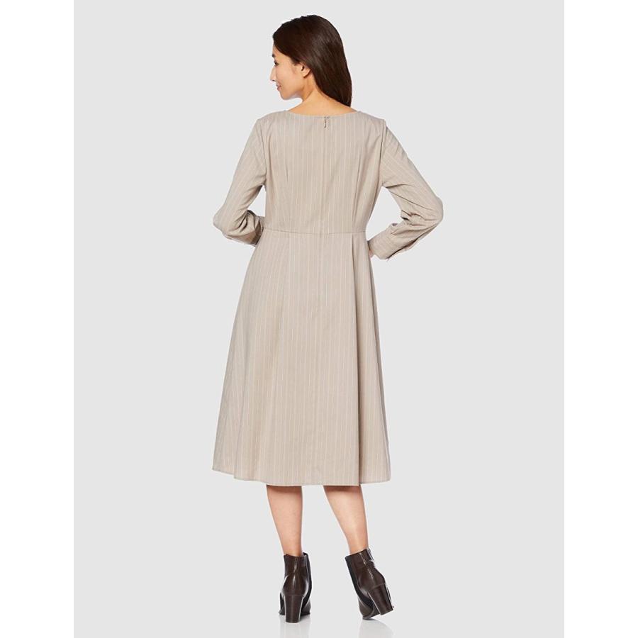 安心の日本製 ナチュラルビューティーベーシック ワンピース 洗える ストライプワンピース レディース ベージュベース 日本 S 日本サイズs相当 魅了 Www Skylanceronline Com