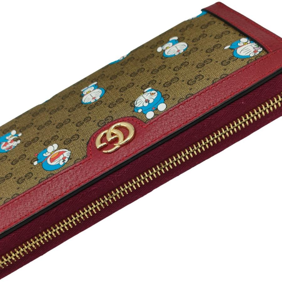 GUCCI（グッチ） 美品 ミニGGスプリームドラえもん コラボ ラウンド