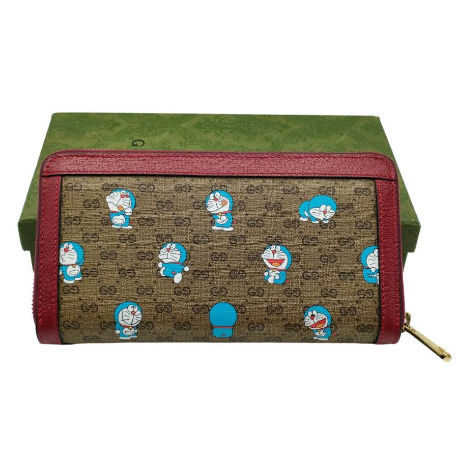 GUCCI（グッチ） 美品 ミニGGスプリームドラえもん コラボ ラウンド