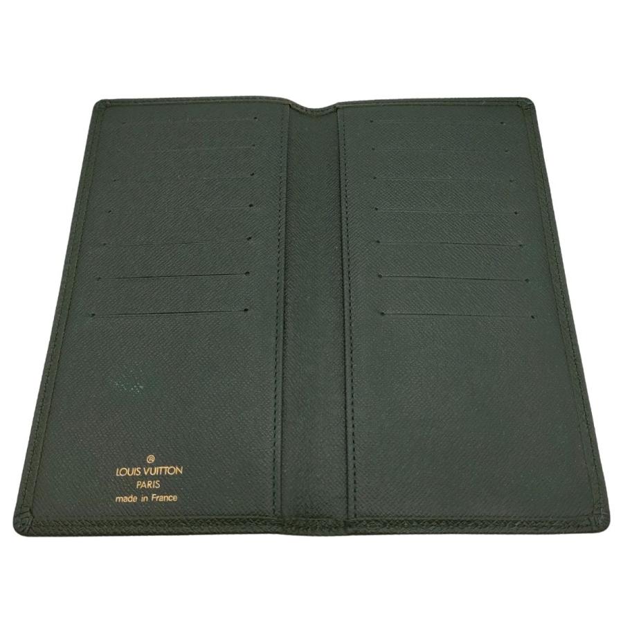 【美品】ルイヴィトン タイガ カルトクレディ カード入れ 札入れ ダークグリーン LOUIS VUITTON（ルイ・ヴィトン） 二つ折り 札入れ ポルト14 カルト