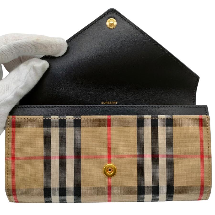 BURBERRY バーバリー二つ折り財布 長財布 ヴィンテージチェック  