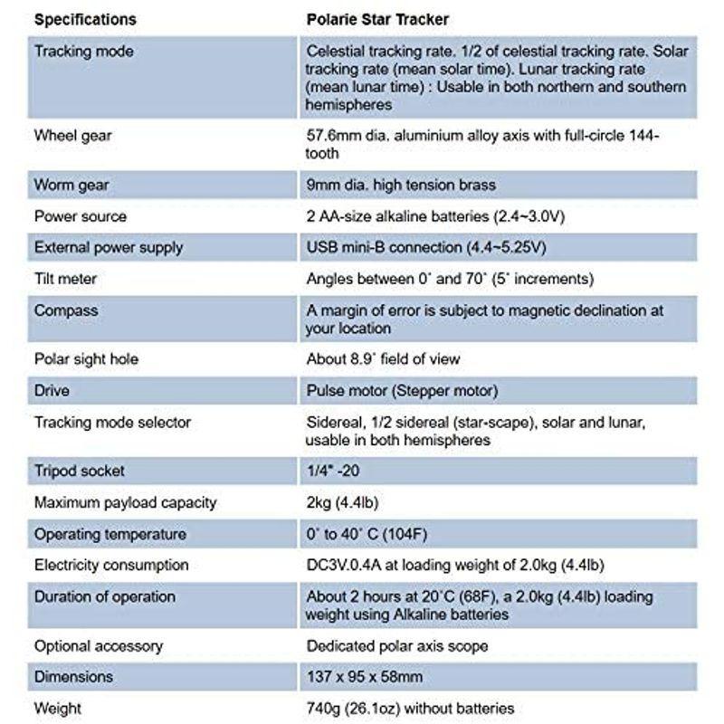 【値下げ】 Vixen ポータブル赤道儀 星空雲台ポラリエ(WT) ホワイト 355051 【O6183513396】(22363円)