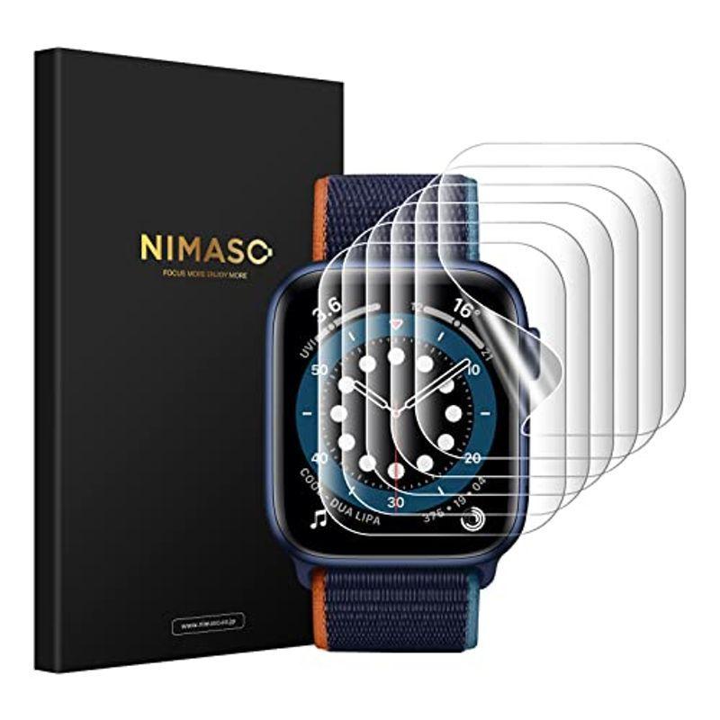 6枚組 NIMASO 液晶 保護 フィルム 38 / 40mm Apple Watch series SE / 6 / 5 / 4 /