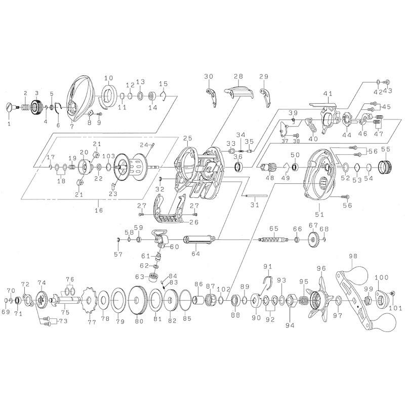 上質で快適 スプール 17 24 8 1r Tw Special Pe Hrf 純正パーツ ダイワ Daiwa 部品番号 1 部品コード 16 電動リール Awacc Org