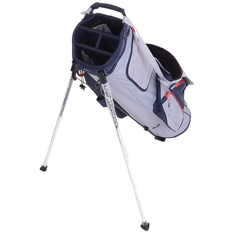 サンマウンテン 継続定番商品 キャディバッグ 軽量 (9.0型・4分割・スタンド式) / ゴルフ / 267-2980205 020_グレー 継続定番商品 キャディバッグ 軽量 0型 4分割 スタンド式 ゴルフ 020_グレー