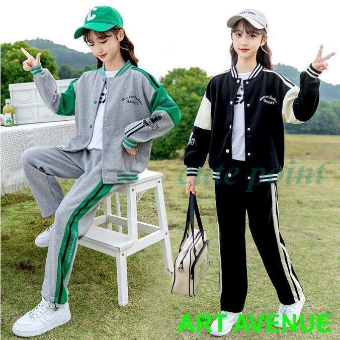 子供服 おしゃれ ジャージ パーカージャケット 女の子 上下セット