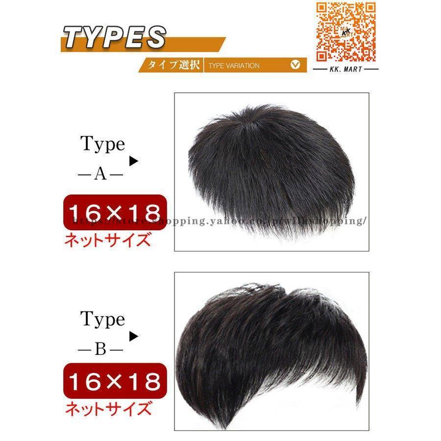 人毛100％ メンズウィッグ フルウィッグ 男性用ウイッグ 耐熱ウィッグ ウィッグネット付き 自然 ウイッグ エクステンション かつら イメチェンの画像