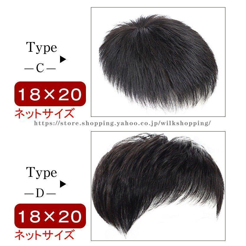 人毛100％ メンズウィッグ フルウィッグ 男性用ウイッグ 耐熱ウィッグ ウィッグネット付き 自然 ウイッグ エクステンション かつら イメチェンの画像