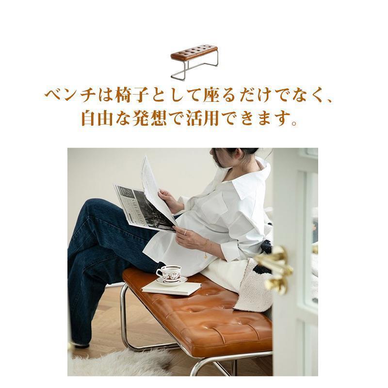 ダイニングチェア ベンチ ダイニングベンチ 椅子 長椅子 単品 シート クッション イス チェア おしゃれ 2人掛け 3人掛け 北欧西海岸 シンプル リビング 寝室玄関_7