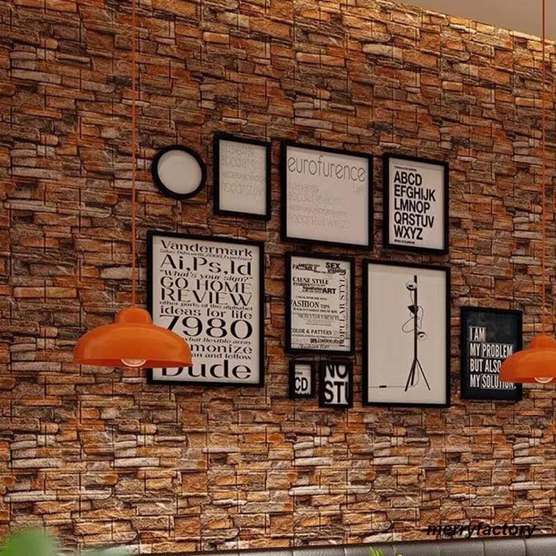 クッションレンガシート　壁紙　5枚セット×2  70cm×77cm 新品未使用 クッションブリック 壁紙シール クッションレンガ クッションシート