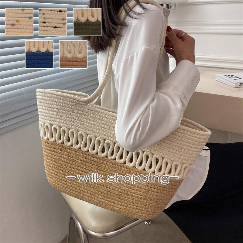 【Ron 様】agnes b カゴバック サマーバッグ 夏 旅行 かごバッグ カゴバッグ レディース トートバッグ おしゃれ 夏 軽い 大