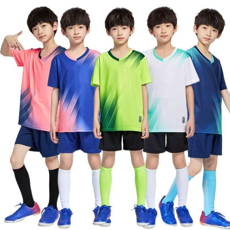 サッカーウェア 上下セット メンズ キッズ 親子お揃い 半袖Tシャツ