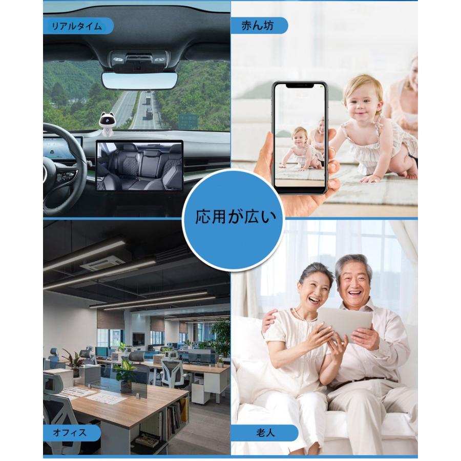 防犯カメラ 見守りカメラ 屋内 ペットカメラ 猫タイプ 置き型 wifi対応